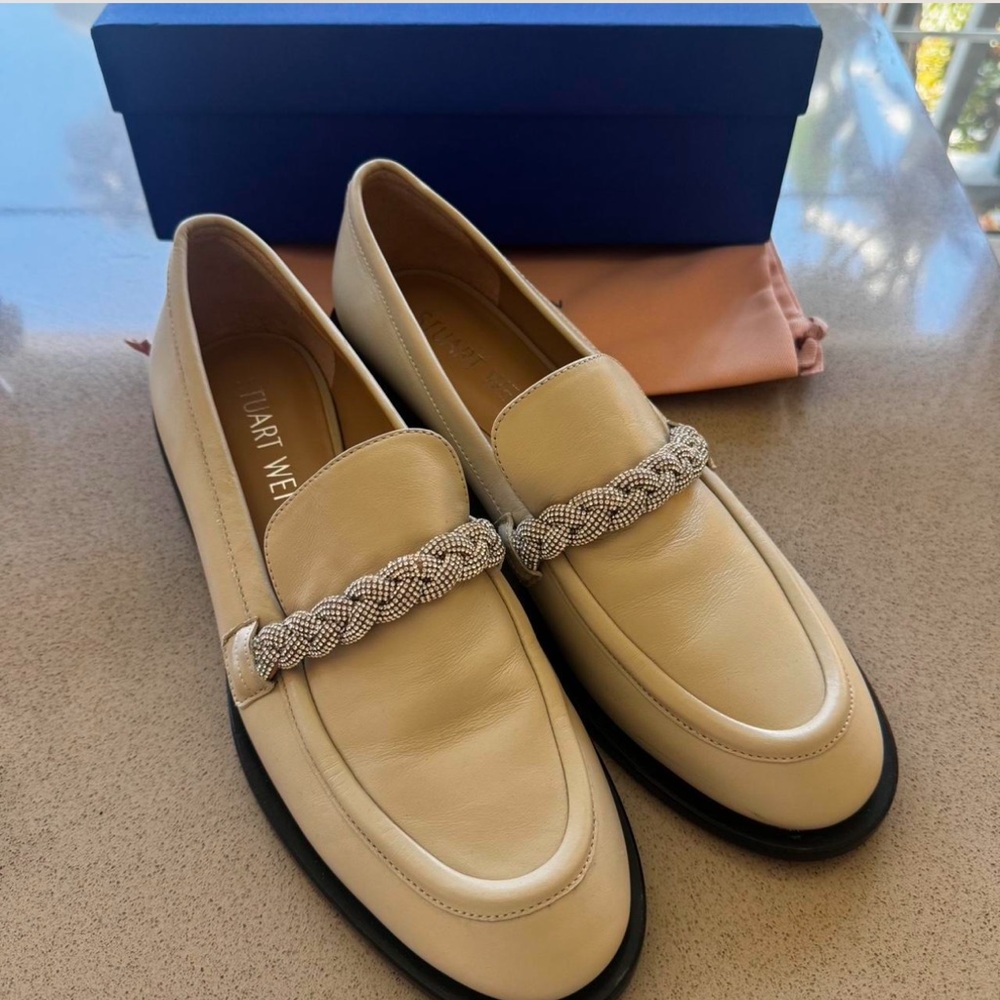 Stuart Weitzman Palmer High Shine Loafers